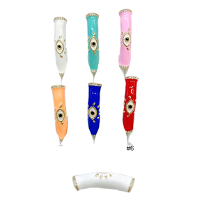 CZ8448, модные неоновые эмалевые цветные бруски для глаз, Длинные бусы, бижутерия - Product Image 3