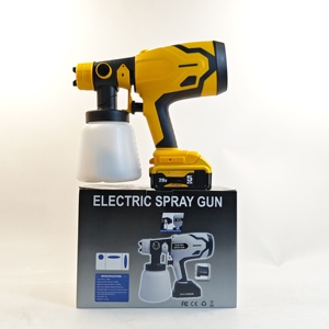 <span class=keywords><strong>Pistola</strong></span> de Pintura Inalámbrica Dew, Flujo de Aire de 160 L/min, 200-250 mm, Pulverizador de Pared Industrial de Alta Atomización - Product Image 2