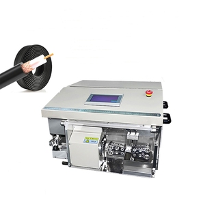 Full Automatic Coaxial COAX <b>Communication</b> IPEX <b>Cable</b> Wire Multi Plastic Layers Skin Cutting and Stripping Machine - Product Image 5