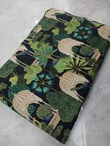 Tela de Algodón Estampada a Mano de Lujo, Patrones Vibrantes, Material Natural Puro y Transpirable para Ropa, Edredones, Cortinas y Cojines - Product Image 5