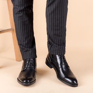 Nuevos zapatos de oficina a la moda para hombre, botas de cuero para hombre, botas cortas, zapatos formales para hombre, botas de otoño duraderas y antideslizantes - Product Image 5