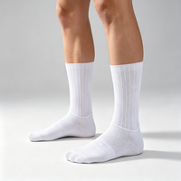 Chaussettes de cyclisme personnalisées avec logo pour hommes et femmes, respirantes, côtelées, à compression, performance, chaussettes de course