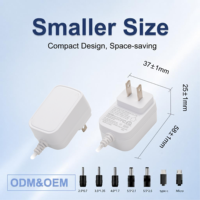 Alimentation universelle 24V 1A 24W à découpage, adaptateur mural standard US, transformateur AC/DC pour système de maison intelligente et surveillance de sécurité