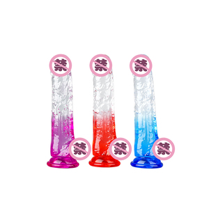Kadınlar için Yapay Penis Seks Oyuncağı Doğal Kauçuk Renkli Yapay Anal Farklı Boyutlarda Zevk İçin - Product Image 2