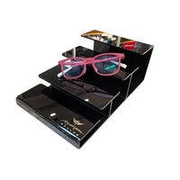 Lunettes transparentes lunettes de soleil lunettes présentoir 4 couches lunettes acrylique support de support comptoir personnalisé