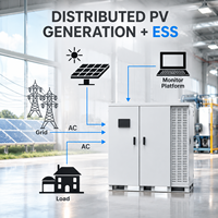 Système de Stockage d'Énergie Intelligent Hors Réseau 624-876V 100Ah 51.2kW avec Armoire de Batterie LiFePO4 IP54 Résistante aux Intempéries pour Usage Commercial