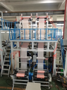 Machine d'Extrusion Soufflée SANBI Haute Vitesse Double Filière pour Sacs de Courses et Sacs Poubelle en PEHD PEBD - Product Image 5