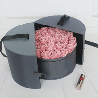 Boîtes Cadeaux Rondes en Papier Écologique pour Présentations Haut de Gamme – Boîte Florale Cylindrique Rigide de Luxe