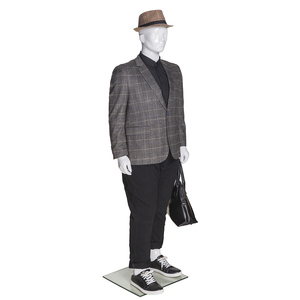 Maniquí de Fibra de Vidrio PLUSSMAN para Escaparate, Talla Extra Grande, Hombre Gordo, Maniquí Masculino de Gran Tamaño - Product Image 1