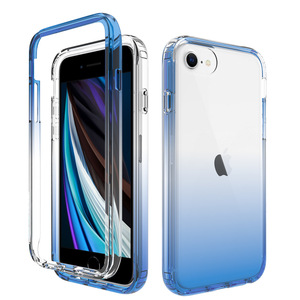 Pour <span class=keywords><strong>IPhone</strong></span> étui de protection transparent transparent tout compris deux-en-un anti-chute antichoc étui de téléphone portable - Product Image 1