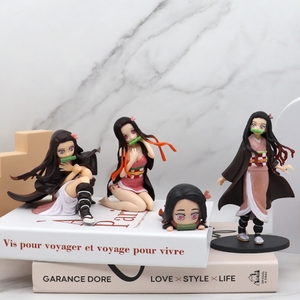 Figure <span class=keywords><strong>Anime</strong></span> di <span class=keywords><strong>Kamado</strong></span> <span class=keywords><strong>Nezuko</strong></span> in Vendita, Modellini 3D da Collezione, Personaggi d'Azione <span class=keywords><strong>Anime</strong></span> - Product Image 4