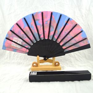 Customized Logo <b>Love</b> Europe OEM Eco-Friendly Handmade Folk Art 23cm Foldable Handheld Fans Wedding Spanish Plastic Hand Fans - Product Image 3