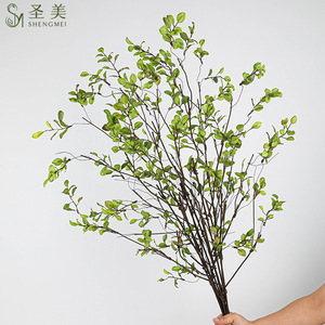 Saint Beauty Branche de feuilles d'automne artificielles 30cm-100cm Fleur en soie Décoration de mariage et de maison - Product Image 3