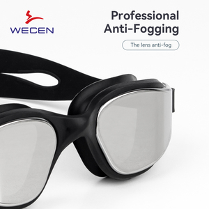 पेशेवर व्यापक दृष्टि पीसी लेंस सिलिकॉन तैरने के लिए उच्च गुणवत्ता वाले एंटी-कोहरा बच्चों के लिए दर्पण लेंस एंटीफॉग गॉगल तैराकी - Product Image 3