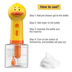 غسالة حيوانات أليفة آلية بخاخ الشامبو للكلاب والبط محمولة من أجل القطط والكلاب - Product Image 4