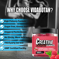 Permen Creatine Monohydrate OEM/ODM Mendukung Pertumbuhan Otot, 5g Creatine Monohydrate Suplemen Creatine untuk Membangun Otot