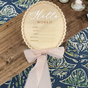 BOGE, letrero de anuncio de nacimiento de Bebé, tablero de bienvenida de madera <span class=keywords><strong>para</strong></span> recién nacido, tarjeta de hito <span class=keywords><strong>para</strong></span> cumpleaños, Baby Shower, recuerdo de foto - Product Image 4