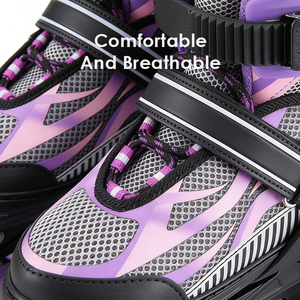 ZHOYA SPORT Patins à roulettes quad à bas prix, violet, 4 roues, patins Soy Luna pour enfants - Product Image 3