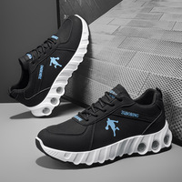 Chaussures de course légères et confortables pour hommes, tendance été, grandes tailles, baskets décontractées à lacets, exportation à l'étranger