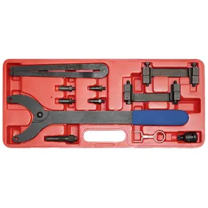 Auto Tool Engine Timing Tool Kit for VW AUDI 1.4/1.6FSi 1.4 TSi 1.2TFSi/FSi Inc Dial Gauge Tdc + Locking Tools