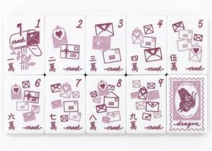 Nouvel ensemble de tuiles de mahjong américain de luxe en acrylique 160 pièces, tapis de jeu, jeu d'échecs familial, cadeaux de <span class=keywords><strong>casino</strong></span>, divertissement, 10 <span class=keywords><strong>Joker</strong></span> - Product Image 3