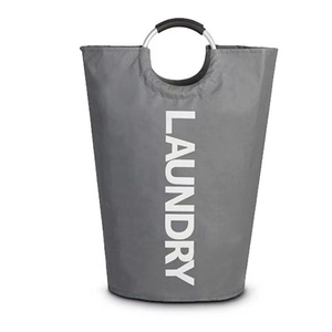 Moderno pieghevole borsa della <span class=keywords><strong>biancheria</strong></span> resistente impermeabile <span class=keywords><strong>cesto</strong></span> di lavaggio del cotone per uso domestico portatile di stoccaggio per i vestiti di abbigliamento sporco - Product Image 2
