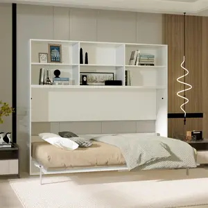 Moderne Multifunctionele Slaapkamer Meubilair Verticale Murfy Bed Muur Bed