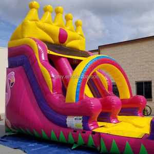 GMY Inflatables Golden Crown Rainbow Toboganes de agua Productos inflables con tobogán de piscina para niños - Product Image 3