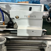 TENAKS Kleine Tischdrehmaschine CZ1440G/1, automatische horizontale Metalldrehmaschine, hochpräzise, multifunktional, für Metalldreharbeiten geeignet