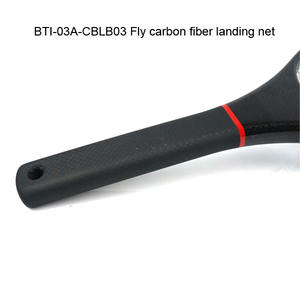 Meilleure vente filet de pêche à la mouche à long manche en fibre de carbone à tête ronde avec filet en caoutchouc transparent CBLB03 série E10 - Product Image 3