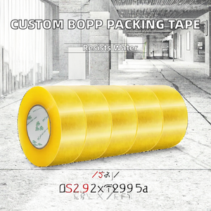 Cinta Adhesiva Acrílica Activada por Agua BOPP al por Mayor, Cinta de Embalaje Personalizada Impermeable para Sellado de Cajas - Product Image 2