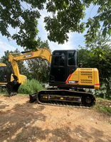 Mini-excavatrice Sany 95C Pro d'occasion, modèle original 2024, disponible immédiatement, inspection sur site prise en charge, faible nombre d'heures de fonctionnement
