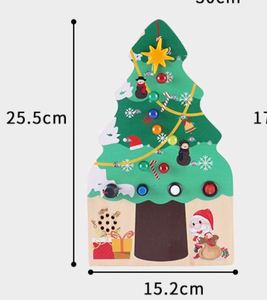 2026 Fine Motor Sensory Training for Children - Switch On/off <b>LED</b> Busy Board Christmas <b>Tree</b>, an Educational Wooden Busy Board - Product Image 3
