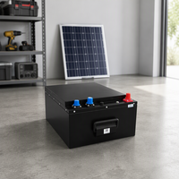 Batterie lithium-ion à décharge profonde JuHeng 48V 200Ah avec BMS intelligent, application Bluetooth, conception empilable