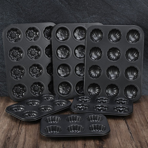 Équipement de pâtisserie multifonctionnel en acier au carbone non revêtu de qualité supérieure, moules à muffins et à puddings pour fours de cuisine industrielle - Product Image 2