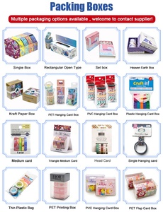 Juego de cintas Washi decorativas personalizadas con lámina de oro, juego de cintas Washi bonitas y coloridas - Product Image 4