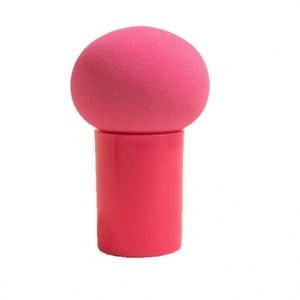 Petite éponge de maquillage douce en forme de champignon, colorée, pour usage sec et humide, applicateur de poudre coussin d'air en forme d'œuf de courge - Product Image 6