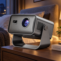 Projecteur Mini LED Portable à Courte et Longue Portée DLP Sans Fil Android TV Smart Home Cinéma Théâtre Extérieur Écran de Projection Wifi