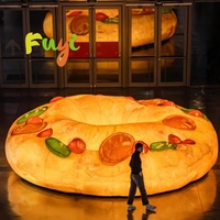 Modèles alimentaires gonflables, modèle de dessert gonflable, modèle de pain gonflable, anneau de beignet gonflable pour la publicité des boulangeries et la décoration d'événements