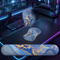 Repose-poignets en mousse à mémoire de forme et tapis de souris 800x300x4mm pour ordinateur de bureau et portable
