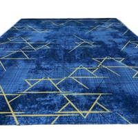 Tapis de salon imprimé de luxe léger, à poils moyens, antidérapant, en nylon tufté moderne, design personnalisé pour eBay