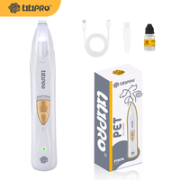 Tondeuse électrique pour pattes de chien LILIPRO PT204L, tondeuse à poils pour animaux, tondeuse sans fil pour animaux, kit de toilettage pour chat avec lumière LED