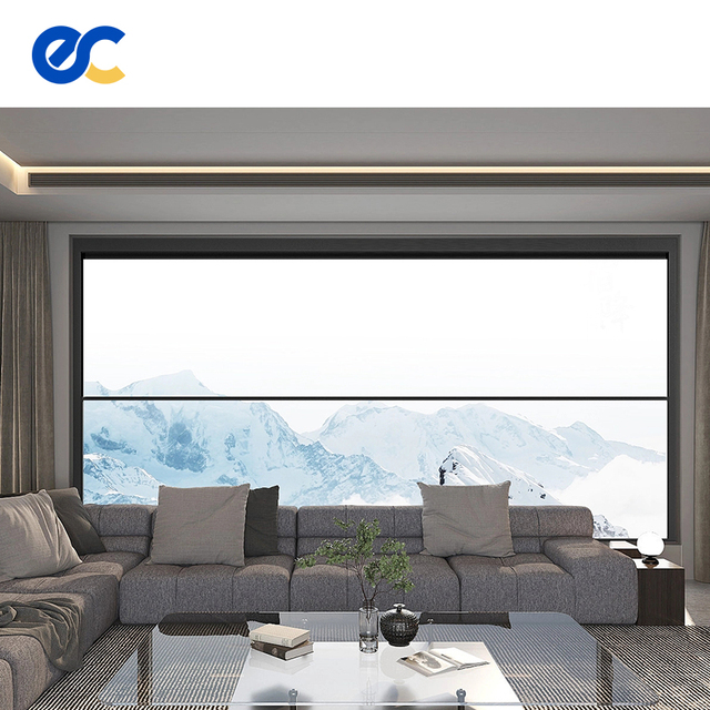 Aluminum Toughened Glass Litf up Window Multifunction Soundproof Verticals Lifting Balcony Electric Guillotine Windows