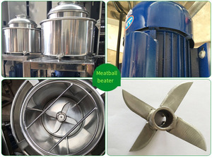 Mélangeur automatique de viande pour boulettes, kebabs, galettes et saucisses, nouveau modèle 220V pour la maison, la ferme, les restaurants et les hôtels - Product Image 2
