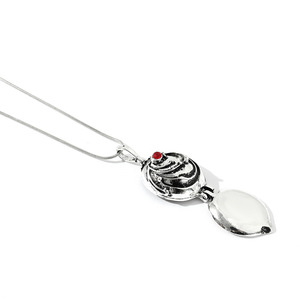 <span class=keywords><strong>The</strong></span> <span class=keywords><strong>Vampire</strong></span> <span class=keywords><strong>Diaries</strong></span> Avec Le Même Collier De Verveine Pendentif Ouvert Et Fermé Couple Chaîne De Clavicule - Product Image 4