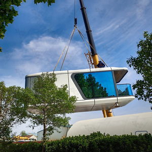 Capsule spatiale mobile conteneurisée, maison intégrée de luxe pour sites touristiques, camping haut de gamme, maison mobile haut de gamme, maison de vacances mobile - Product Image 5