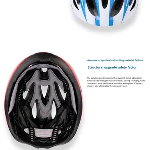 Casque de vélo monobloc en EPS+PC en gros pour la livraison de nourriture, le VTT - Protection unisexe - Product Image 5