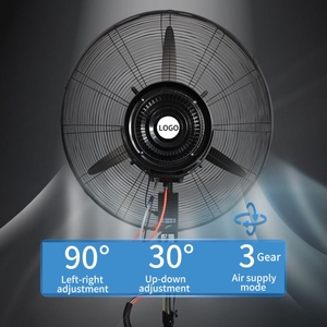 Ventilador Industrial de Pulverización de 750 L, Alta Potencia y Enfriamiento por Viento, Humidificador Atomizador de Agua, Diseño Vertical de Alta Potencia - Product Image 6