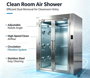 <span class=keywords><strong>Dersion</strong></span> ISO 7 Salle Blanche Modulaire Préfabriquée Rapide, Solution Clé en Main pour la Construction de Salles Blanches - Product Image 4
