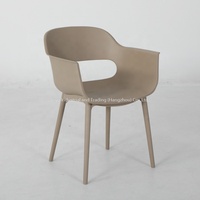 Ensemble de 3 pièces de mobilier de jardin en plastique moderne Joye Leisure pour terrasse, patio, hôtel, balcon, table et chaises de bistrot en PP